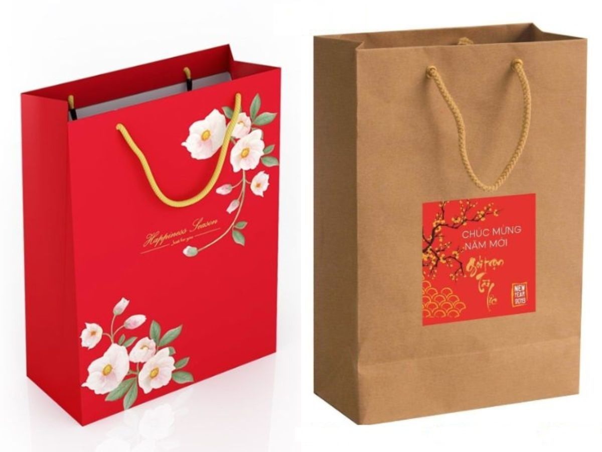 In túi giấy quà tết giá rẻ