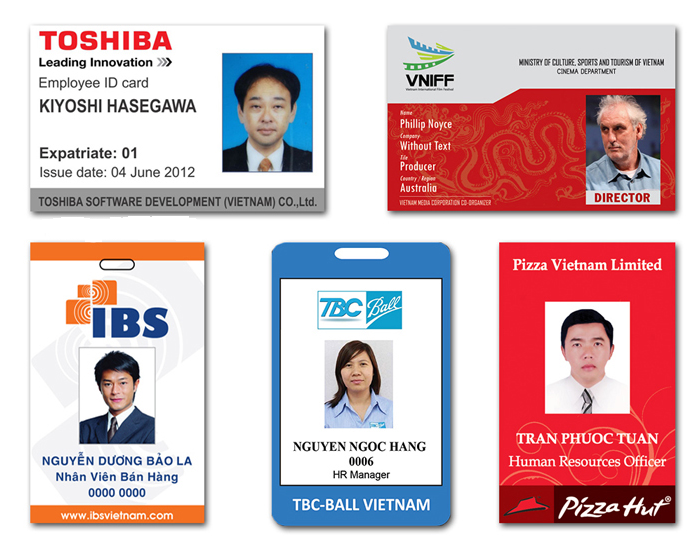 In thẻ nhân viên tại Công ty TNHH Thương mại MVT Việt Nam