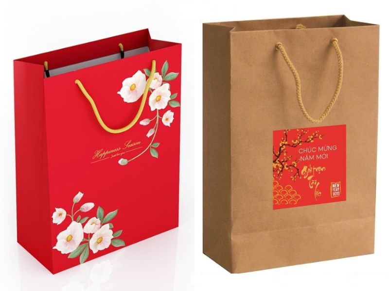 IN TÚI GIẤY ĐỰNG QUÀ TẾT